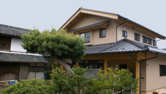 豊丘村o邸　施主様の木材を使った家イメージ